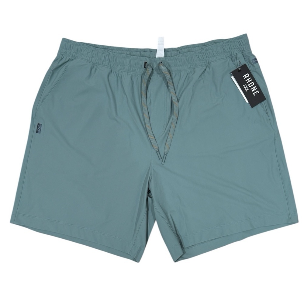 NWT Rhone Pursuit Golf Shorts Unlined 7" Men's‎ XXL Sea Green Athletic Active